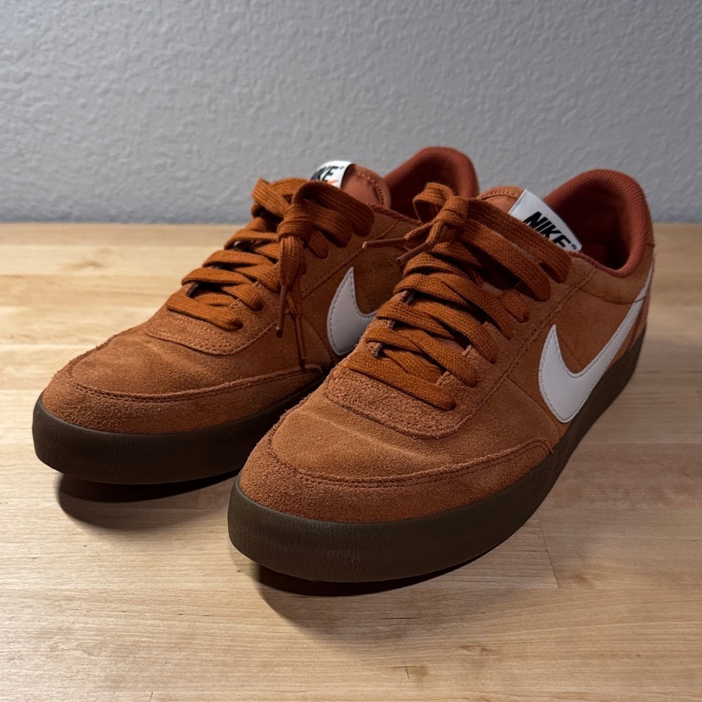 Nike Men's Killshot 2 suede Rust and White Sneakers - Men’s 10